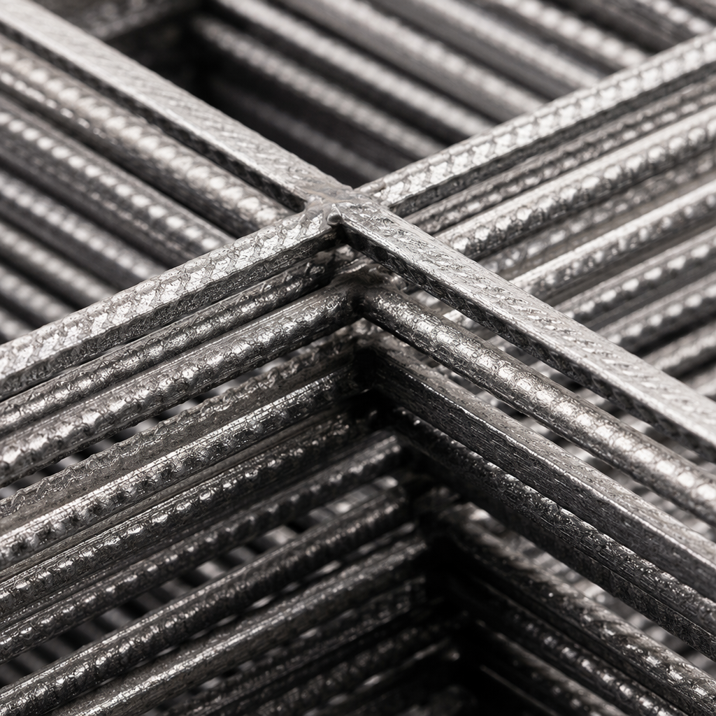 The specifications of silver-gray ribbed steel mesh for building reinforcement welded steel wire mesh can be customized Application Scenario