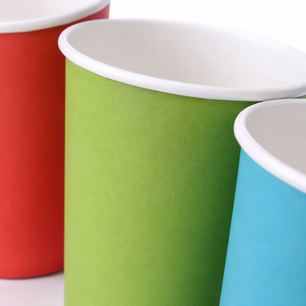 Tazas de papel de color para la fiesta de la boda tazas de café desechables 200ml para la decoración casera de la torrefacción Application Scenario