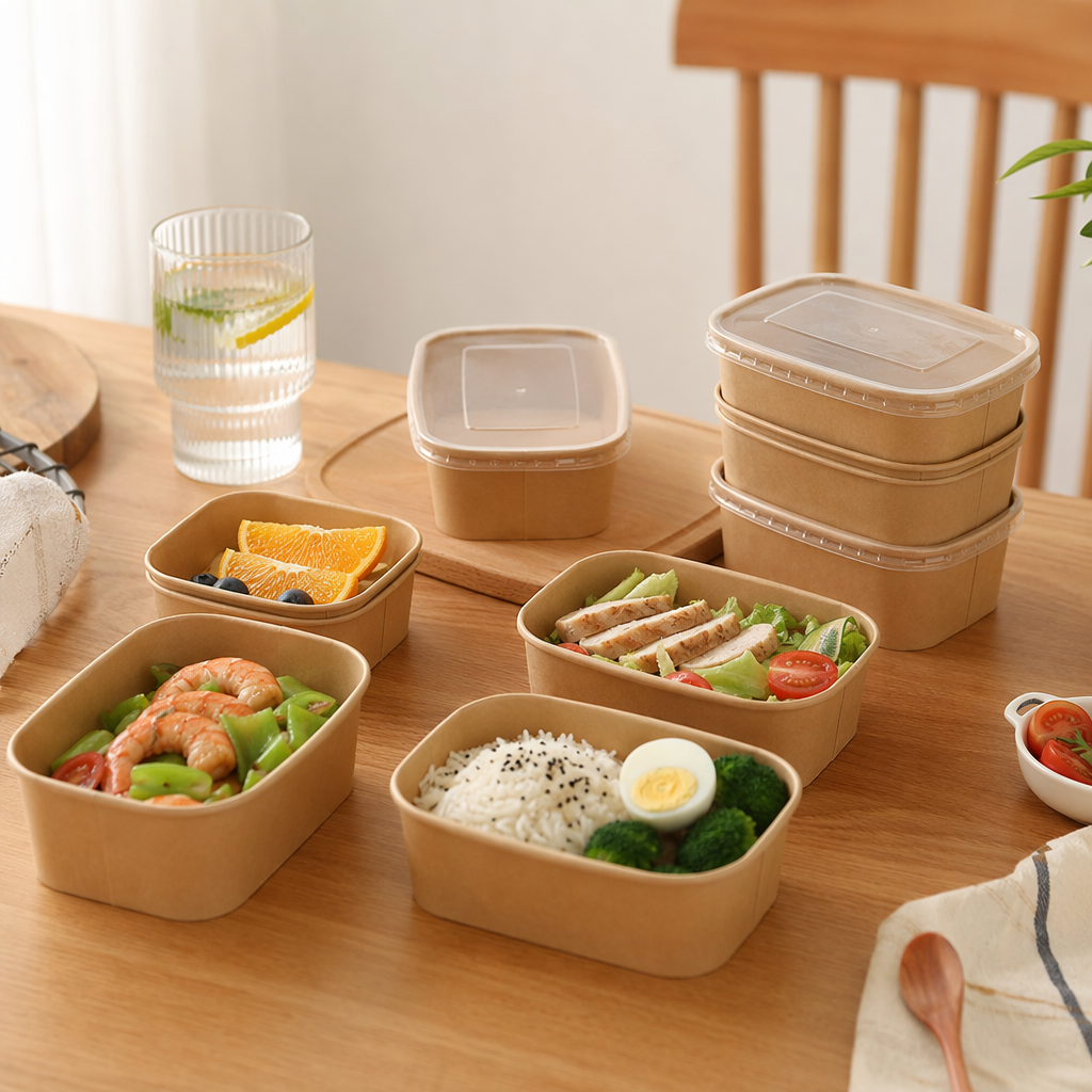 Brown kraft paper packing box, thickened eco-friendly express gift packaging box details Picture