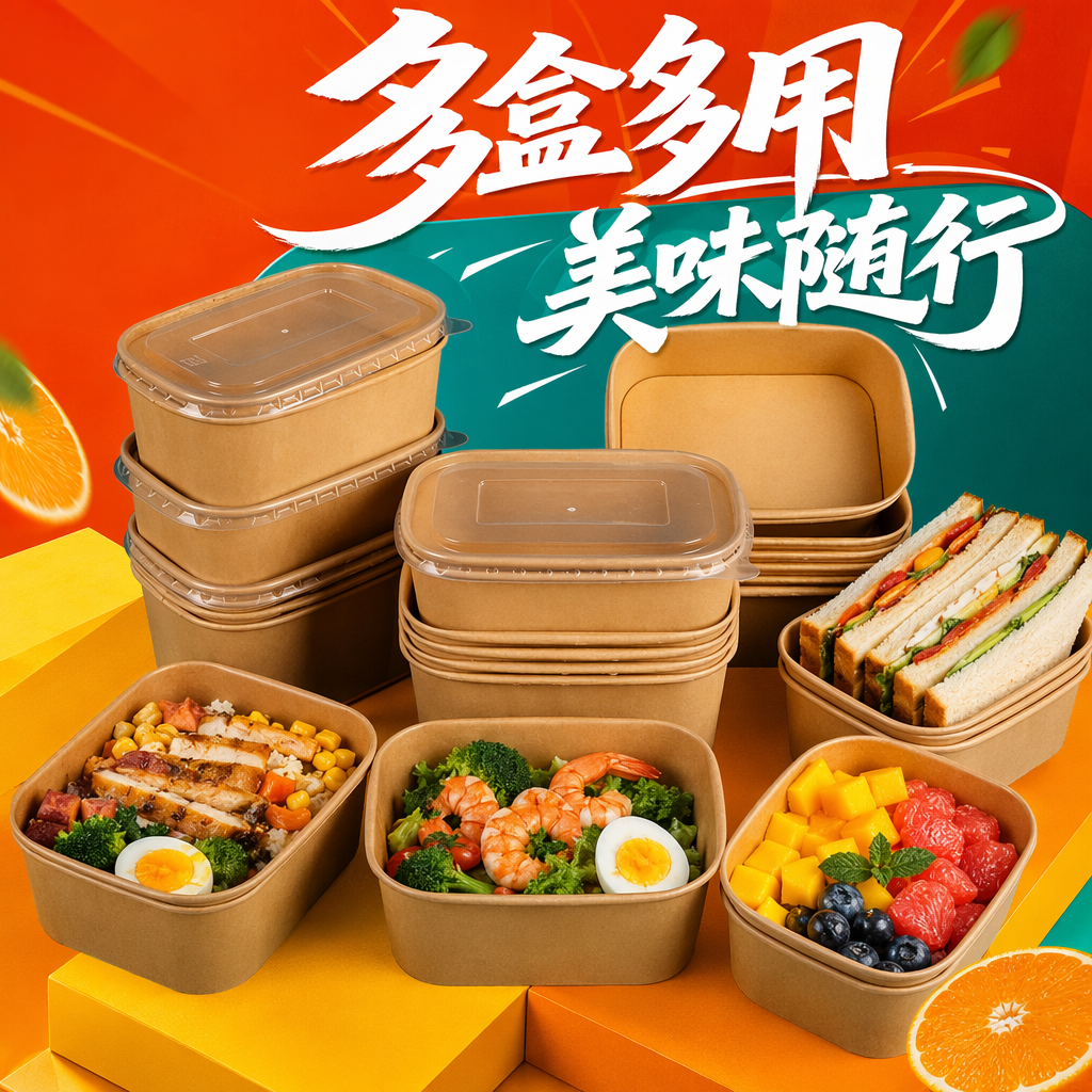 Brown kraft paper packing box, thickened eco-friendly express gift packaging box Specification image
