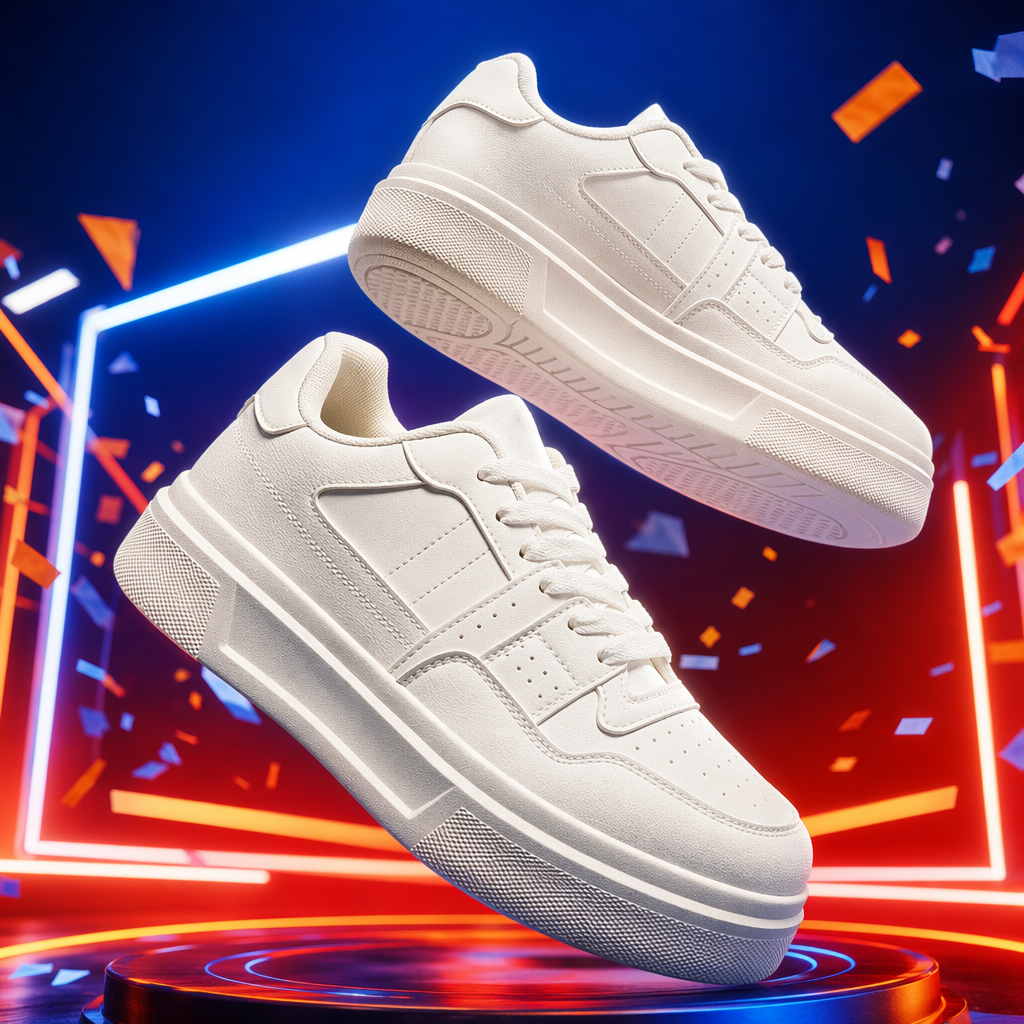 Blanco hombre zapatos H016 casual versátil transpirable ligero zapatillas Specification image