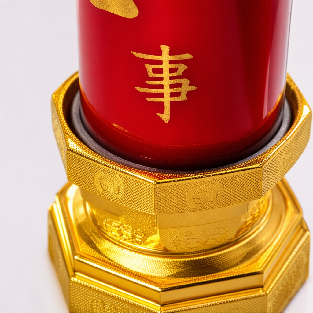 Red wedding candle, high-melting-point soy wax, handcrafted, double set for wedding ceremonies Application Scenario