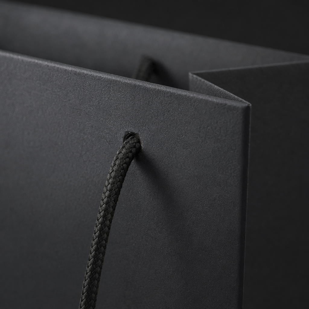 Thickened kraft paper bags, food-grade paper packaging containers, hand-held storage bags details Picture