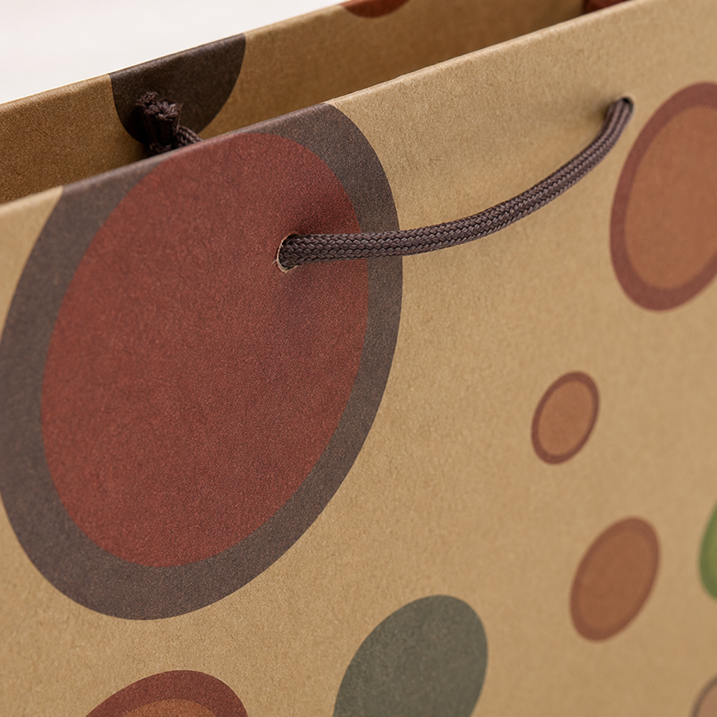 Thickened kraft paper bags, paper packaging containers, hand-held eco-friendly shopping bags