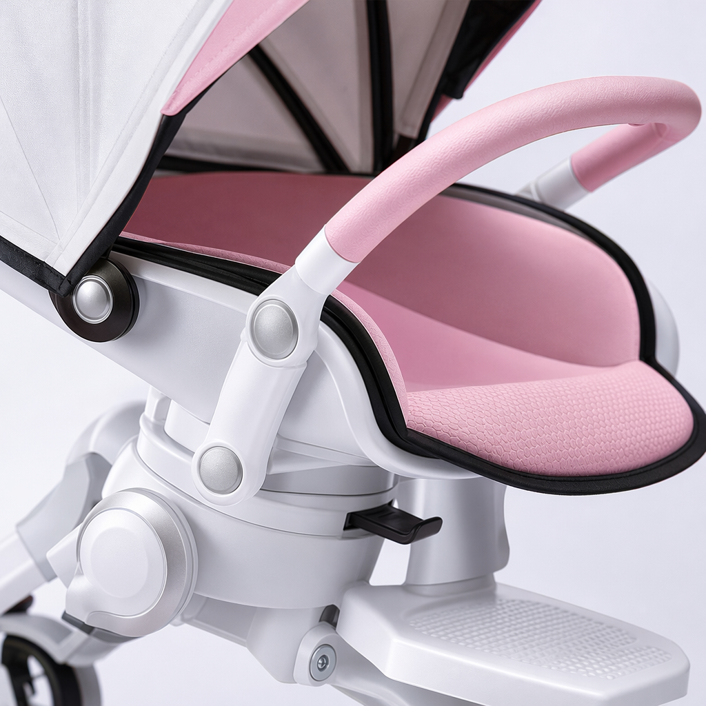 Baby strollers, baby products, high landscape shock absorption, reclining strollers that can be pushed in both directions