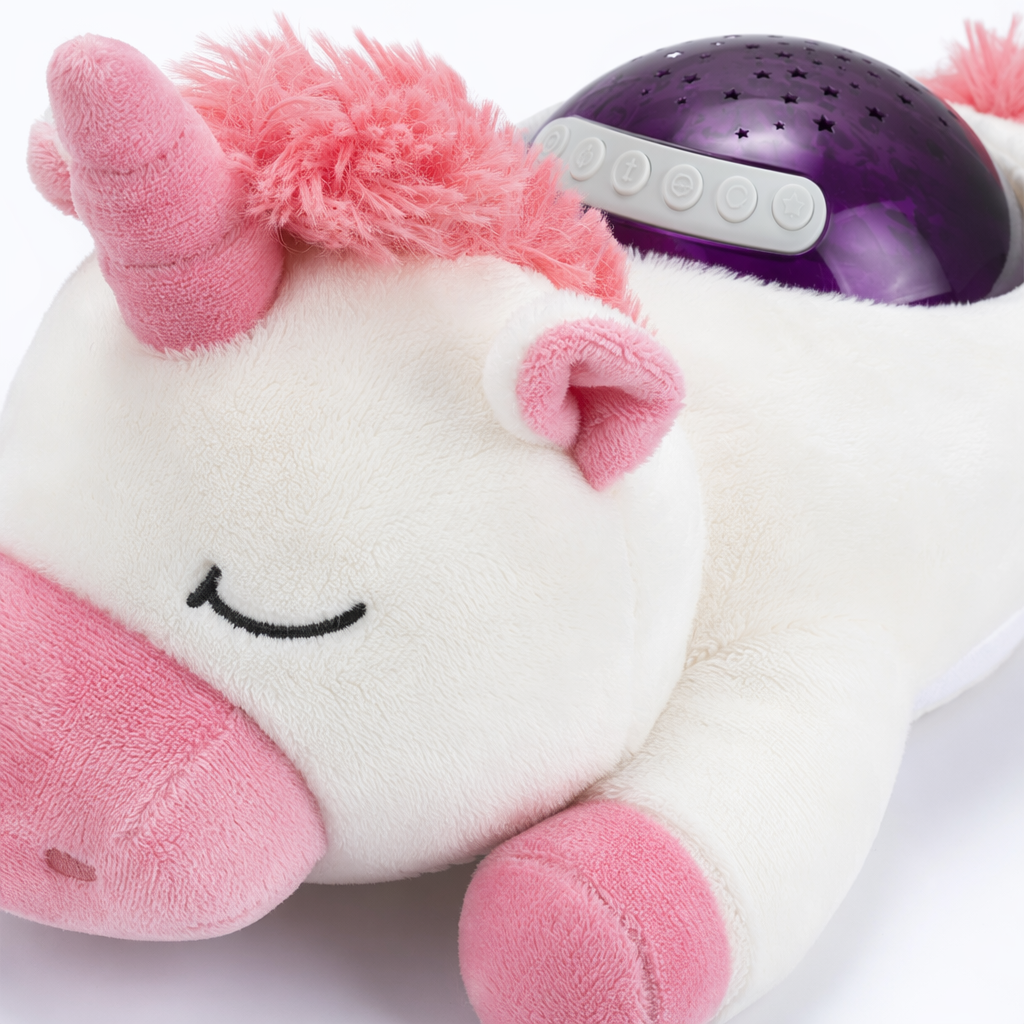 Baby plush Soothing Color Rotating Projection Light Music (Starry Sky Series Unicorn) Application Scenario