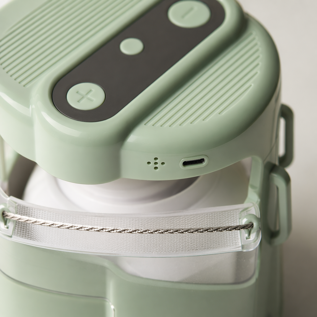 A light green smart and fun cat chaser that simulates hunting and playing with cats Application Scenario
