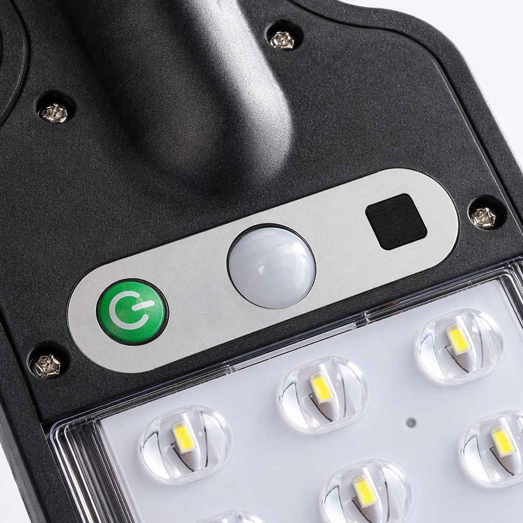 Black solar garden lamp, outdoor waterproof and energy-saving LED lighting, 10W Application Scenario