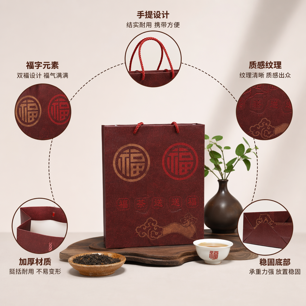 Exquisite and universal gift box packaging set for daily use