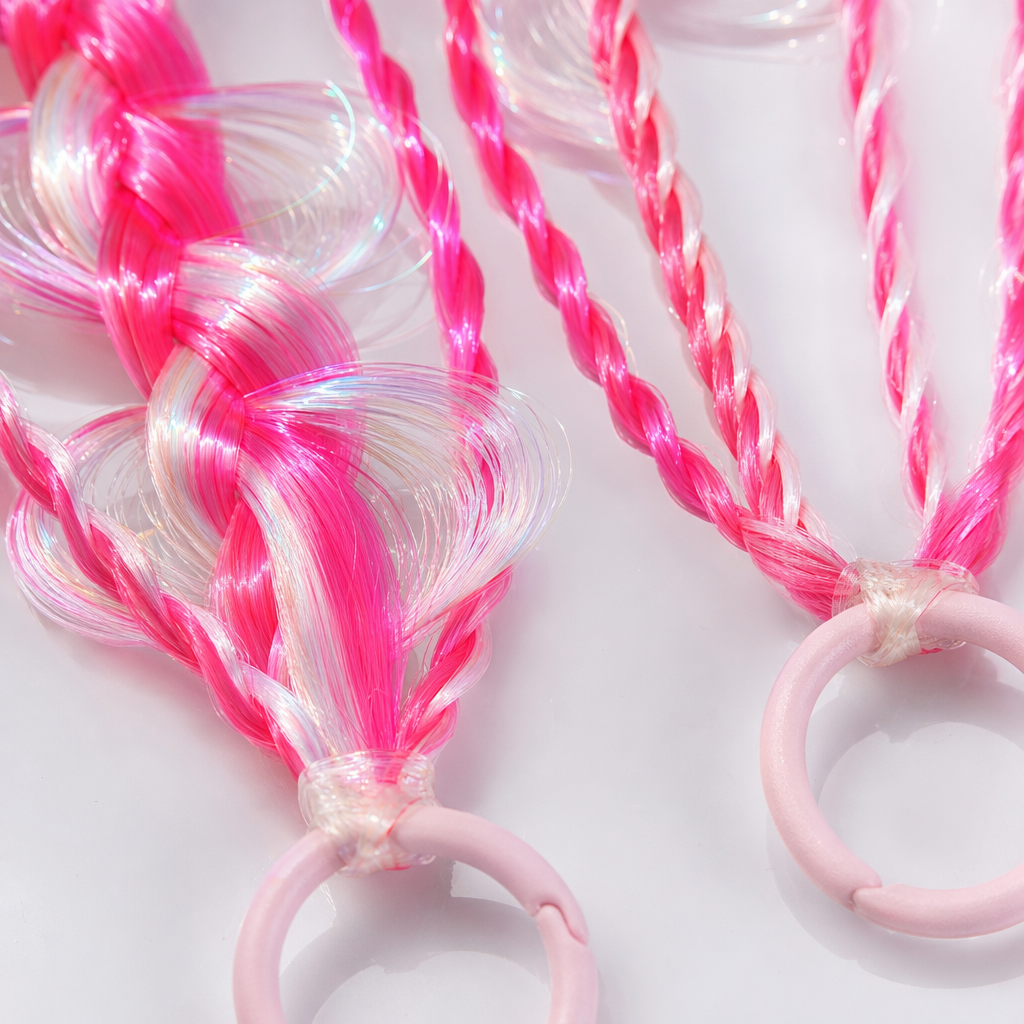 Colorful braided hair accessories are available in a variety of colors and are fashionable braided accessories Application Scenario