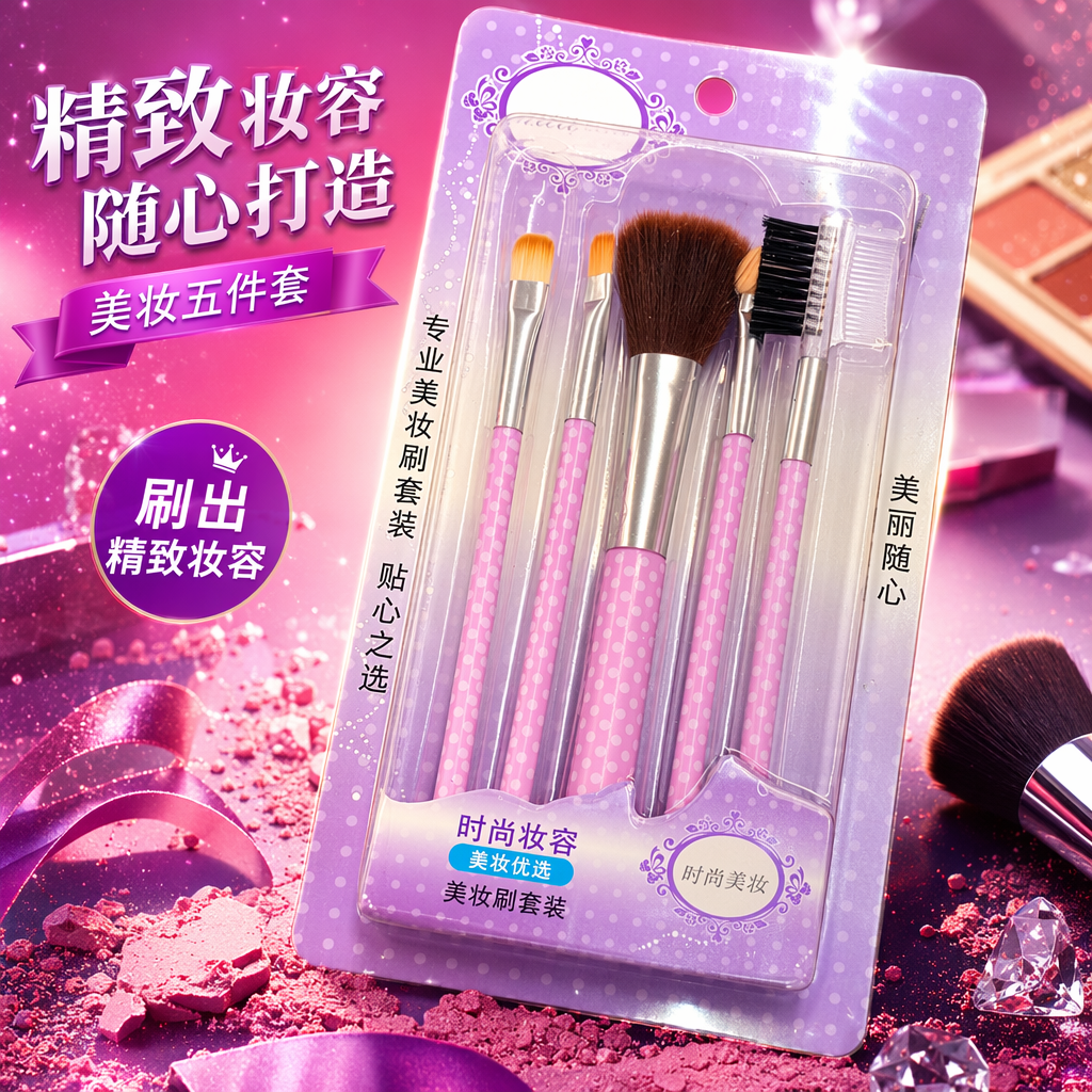 美妆工具套装 化妆刷具组合 美容护肤彩妆必备多功能