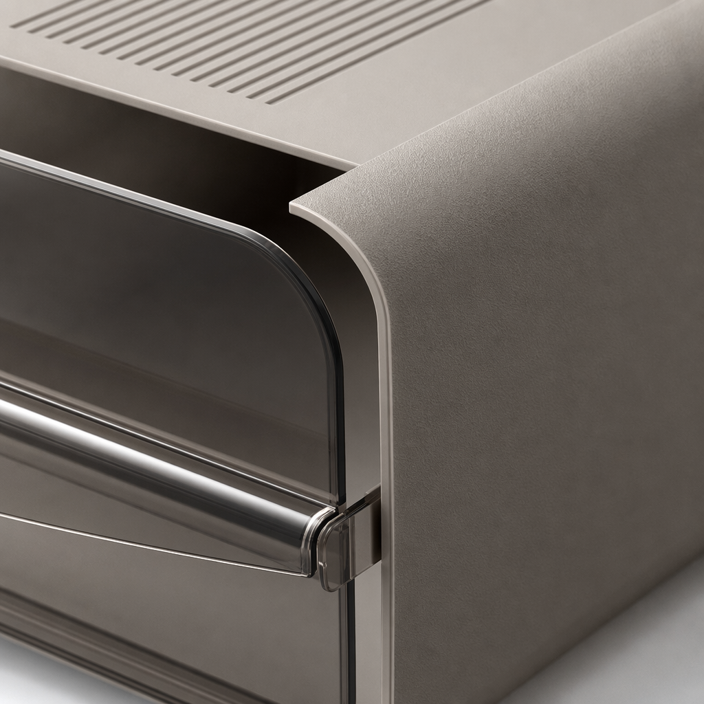 【CL】26Q2#6609 Grey Yake Lipin Dou Desktop Stationery Storage Box, multi-functional for storage and organization pic 5