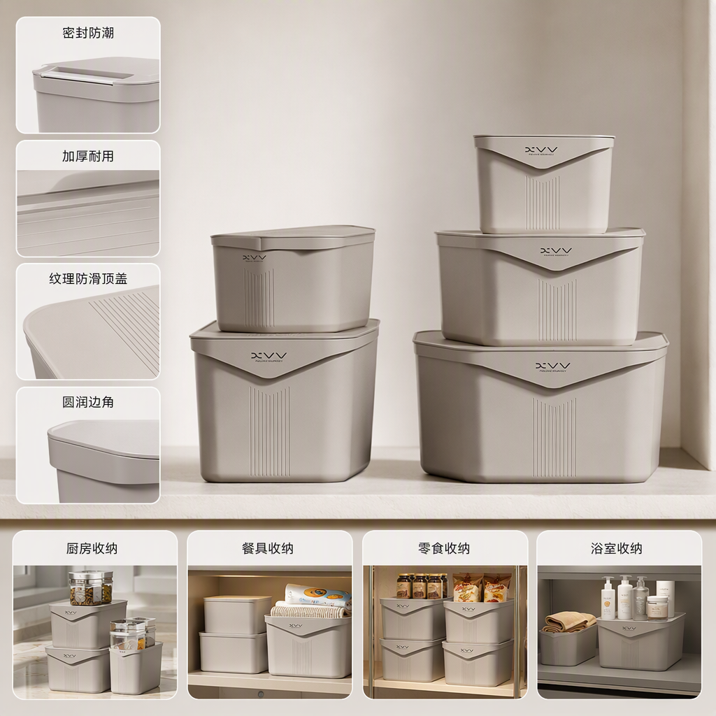 【CL】26Q2#6610 Storage Box, Acrylic storage pic 1