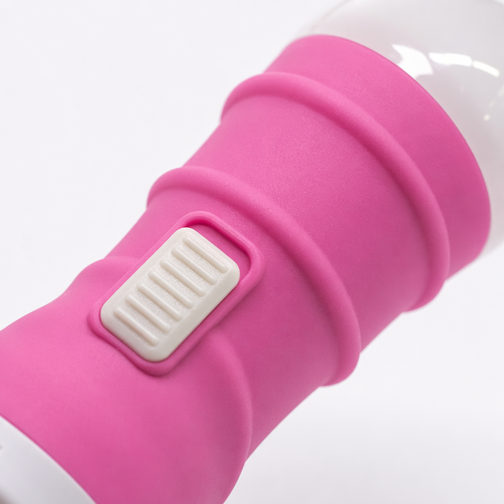 Portable rechargeable pink LED high-intensity flashlight for outdoor emergency lighting Specification image