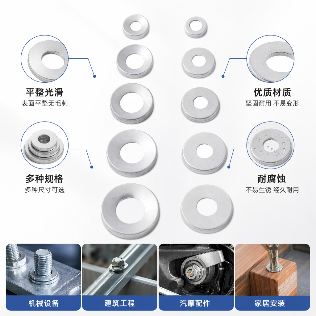 Silver metal gasket is a universal sealing, leak-proof and corrosion-resistant accessory