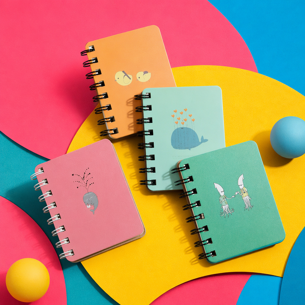 Cuaderno espiral colorido A5 páginas internas engrosadas multicolor opcional para estudiantes de oficina Specification image