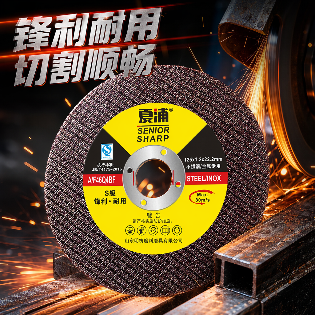 Brown grinding wheel, made of diamond resin, is specially designed for grinding, cutting and polishing of Angle grinders Specification image