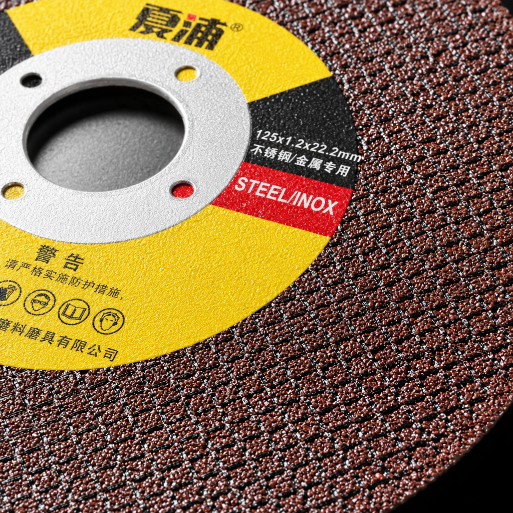 Brown grinding wheel, made of diamond resin, is specially designed for grinding, cutting and polishing of Angle grinders Application Scenario