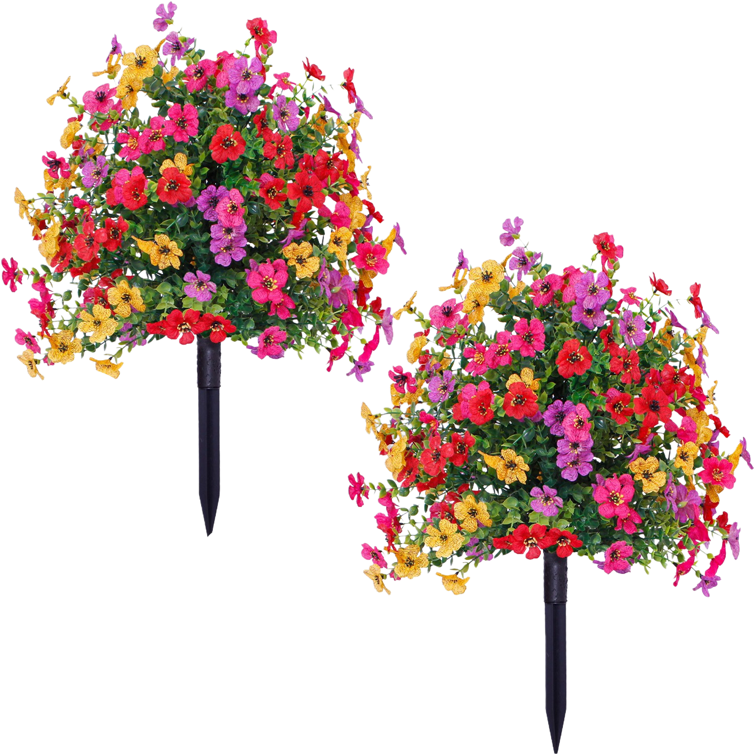 Colorful artificial flower bed decorative items for living room, bedroom and balcony landscaping, potted plants Item Picture