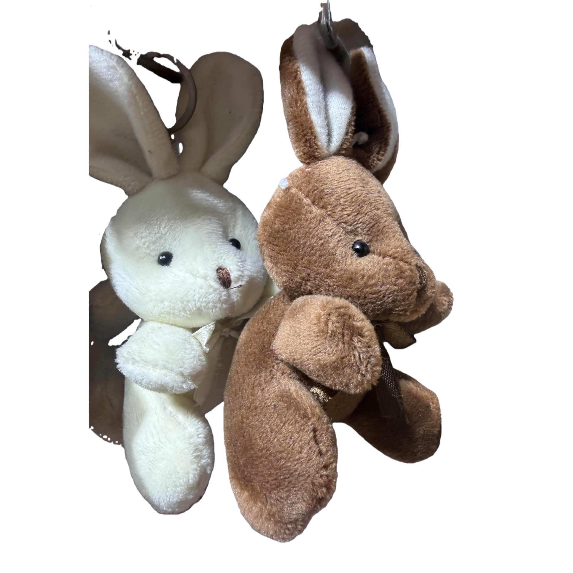 Brown rabbit dolls, white rabbit dolls, plush toys, cute throw pillows, home decoration Item Picture