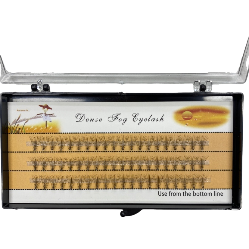 The faux silk false eyelash beauty tool features a single cluster that is naturally thick, curly and easy to stick details Picture