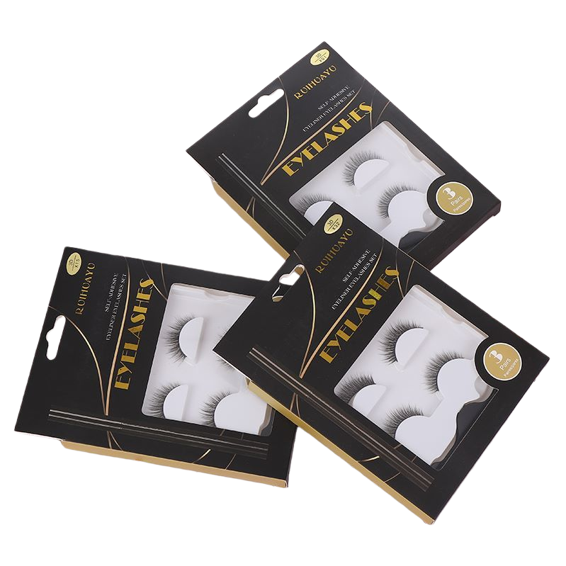 Simulated silk false eyelash beauty tool, single cluster, natural, thick, curly, long-lasting and easy to stick Specification image