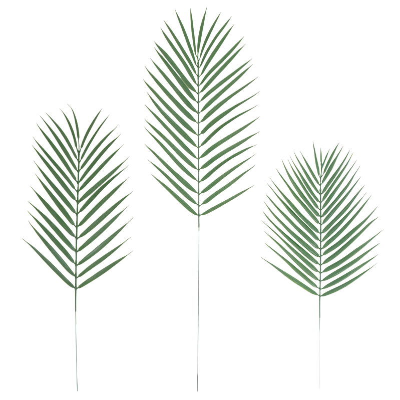 Green palm leaf decorative wall stickers tropical style home background wall fabric hanging decorations Item Picture