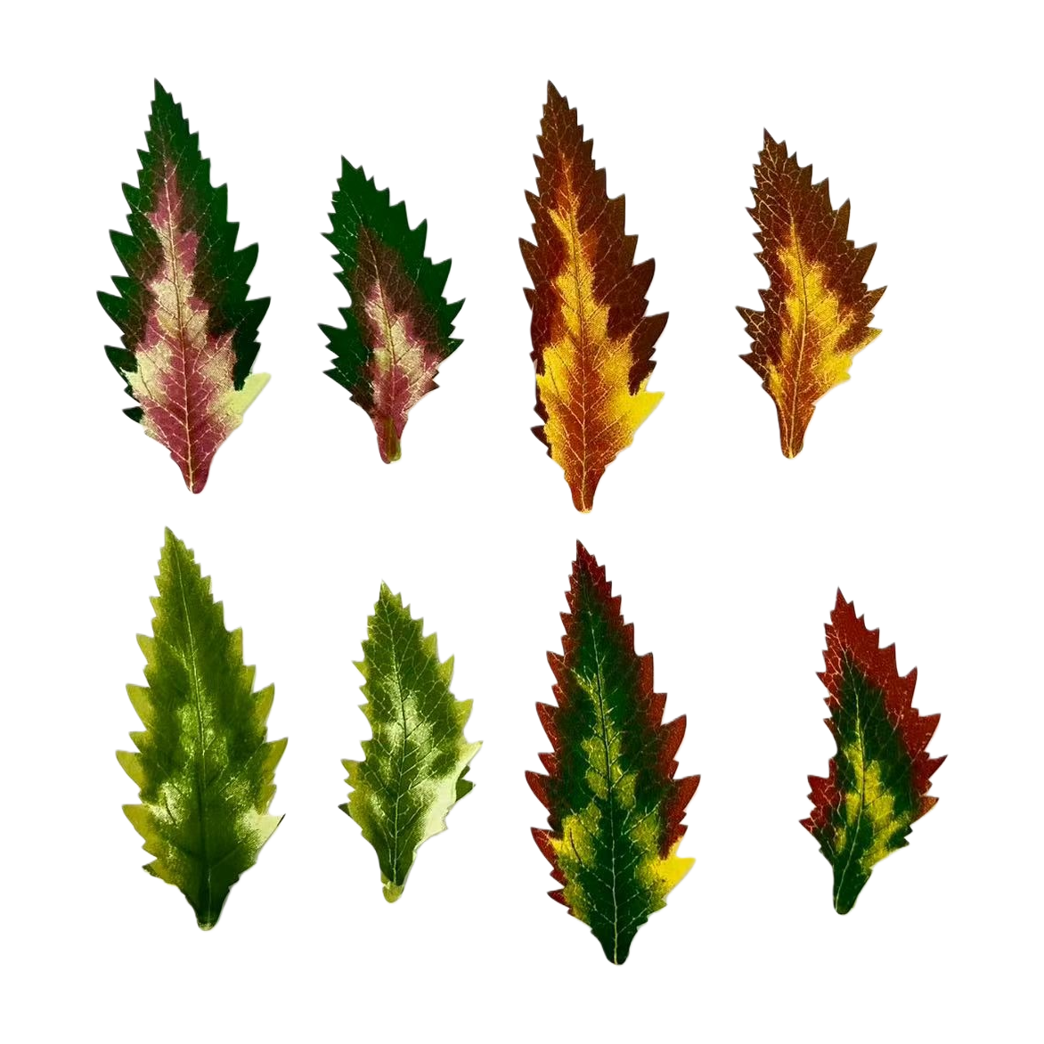 Colorful leaf decorative wall stickers are creative home furnishings for interior soft furnishings Item Picture