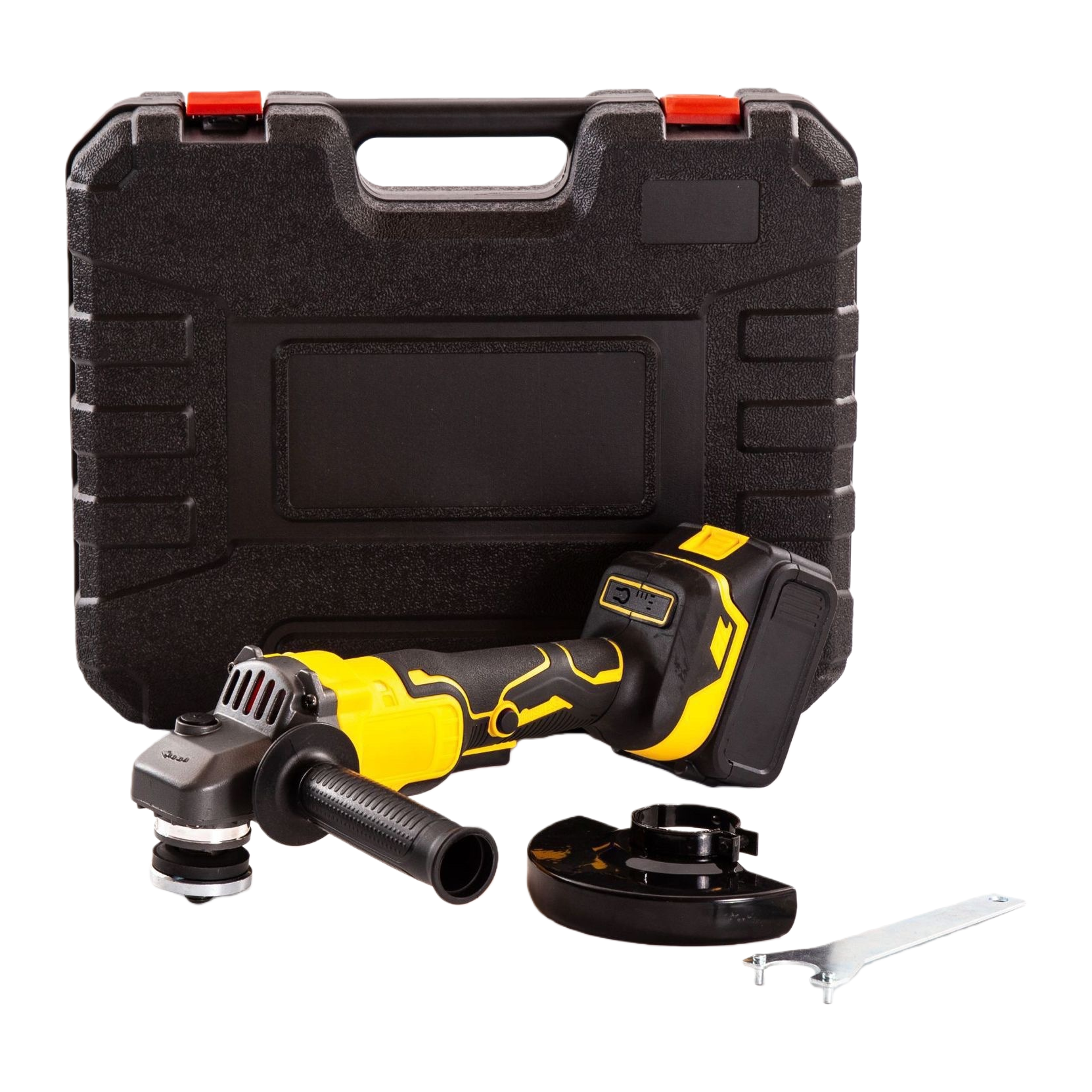 Amarillo negro emparejado eléctrico angular grinder y accesorios set home pulido herramientas de corte Item Picture