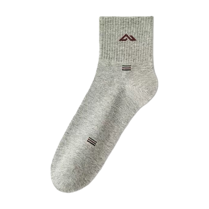 الجوارب الداخلية المصنوعة من القطن الرمادي الخفيف تتنفس بشكل مريح Item Picture