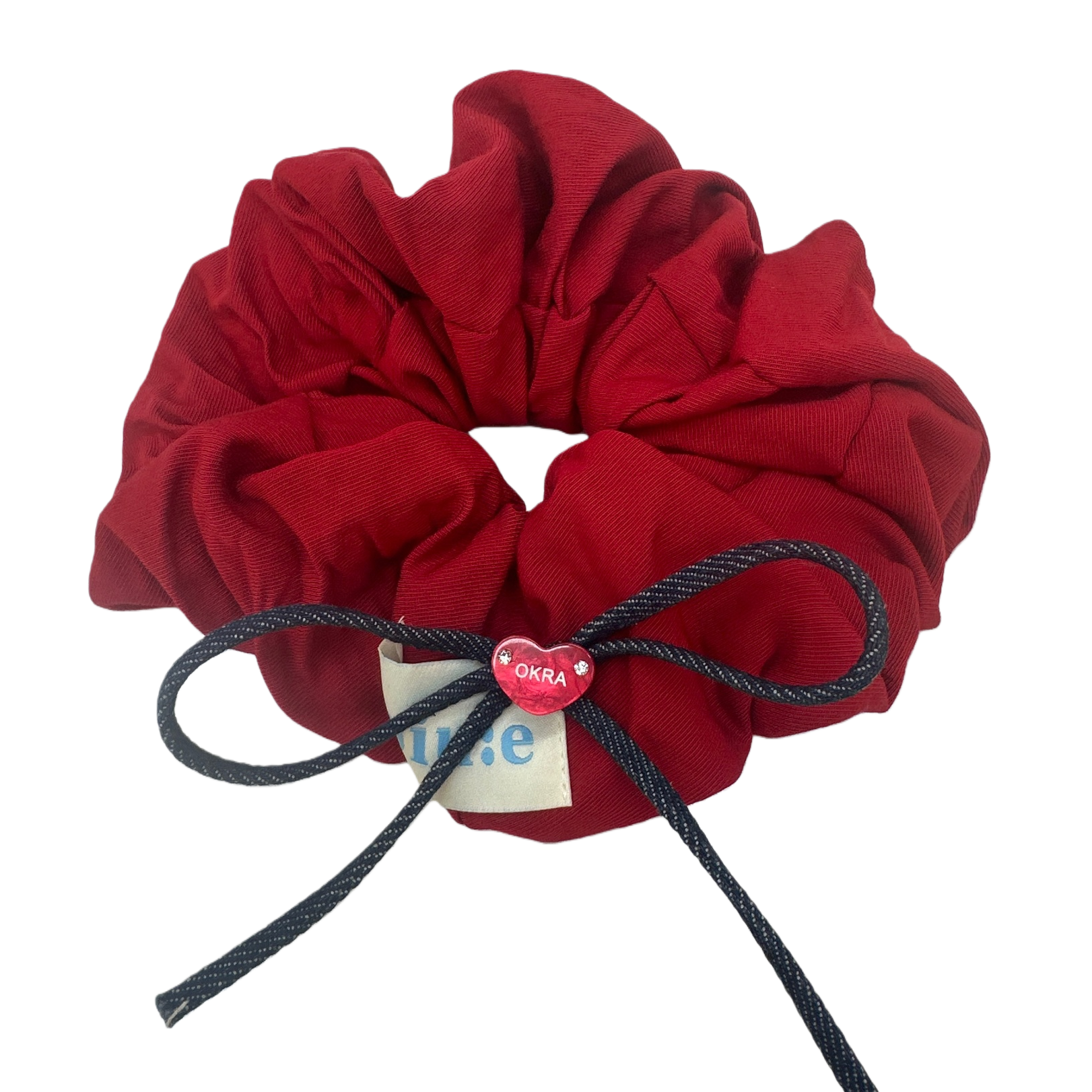 Red hair band, soft, elastic and anti-slip hair tie products Item Picture