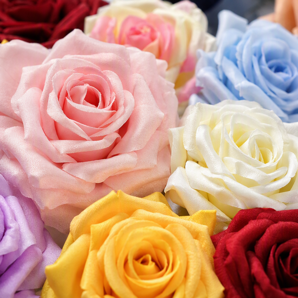 Colorful artificial rose simulation bouquet decorative items for living room, bedroom and home soft furnishings Application Scenario