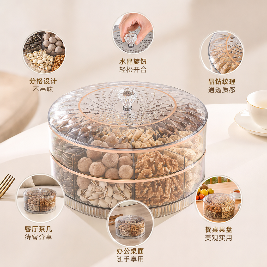 混合坚果礼盒装每日坚果健康零食休闲食品独立小包装产品图