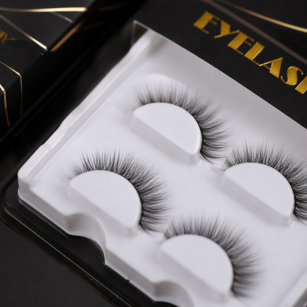 Simulated silk false eyelash beauty tool, single cluster, natural, thick, curly, long-lasting and easy to stick Item Picture