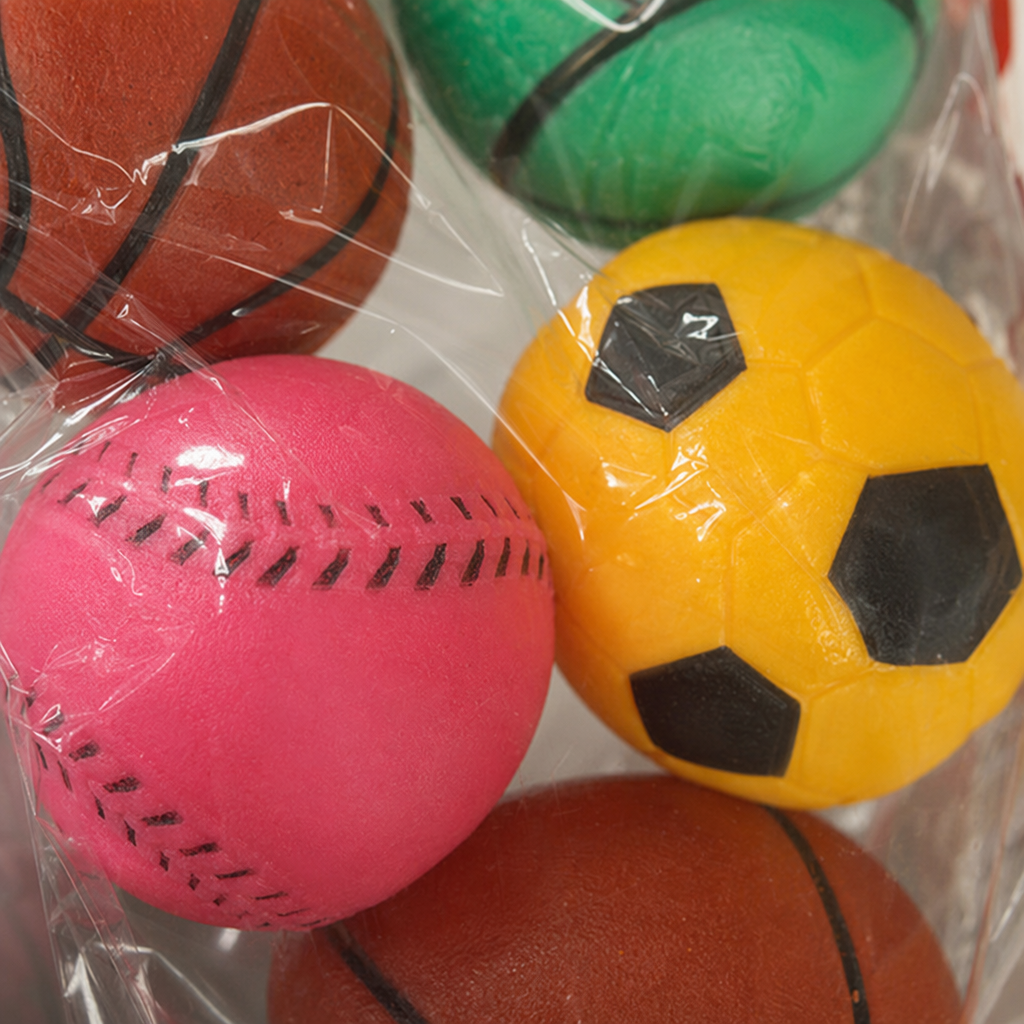 Colorful toy balls, children's educational grasping and bouncing balls, multi-color mixed packaging, safe and non-toxic Application Scenario