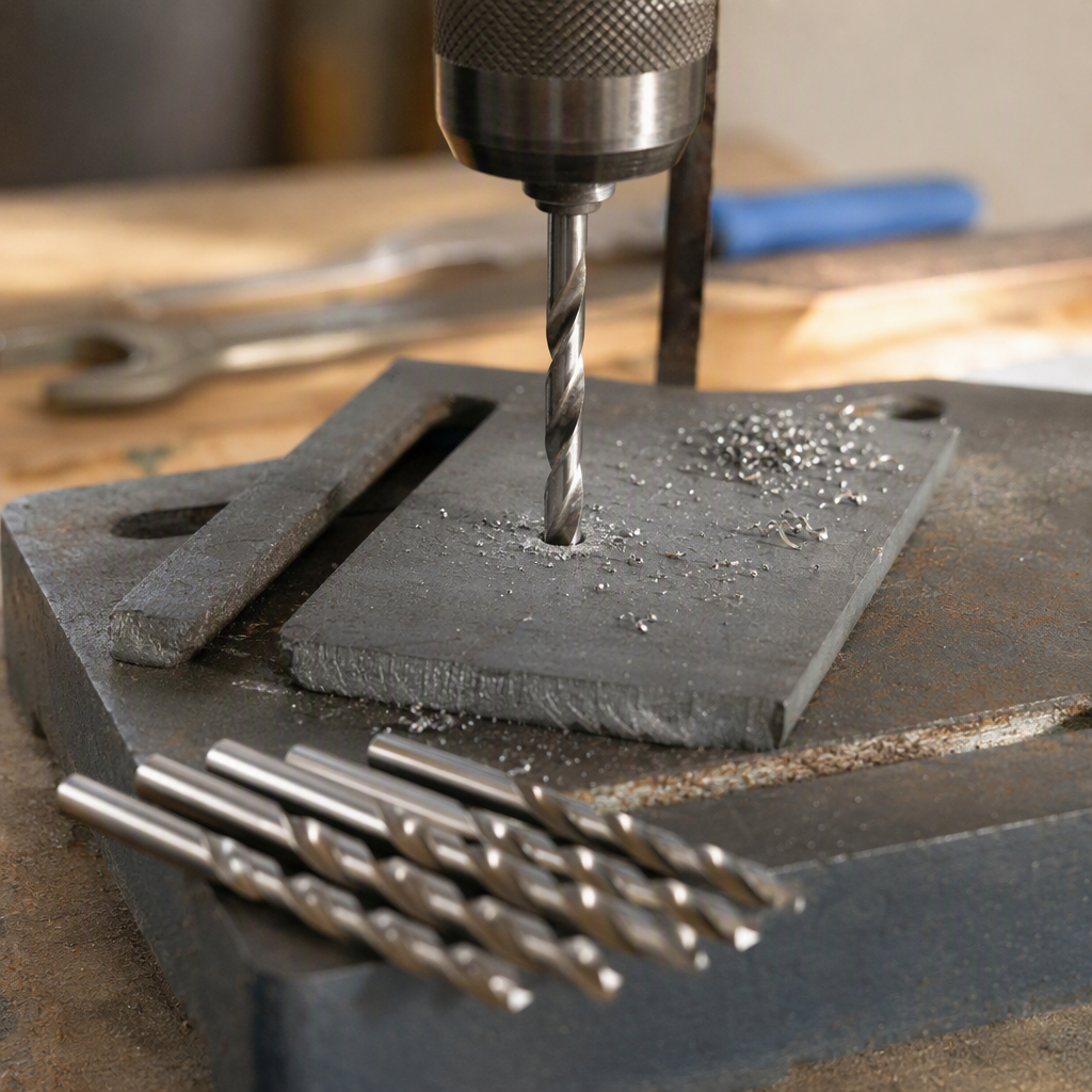 Metal drill bit set, multi-specification alloy steel drill bit set, specially designed for drilling and tapping details Picture