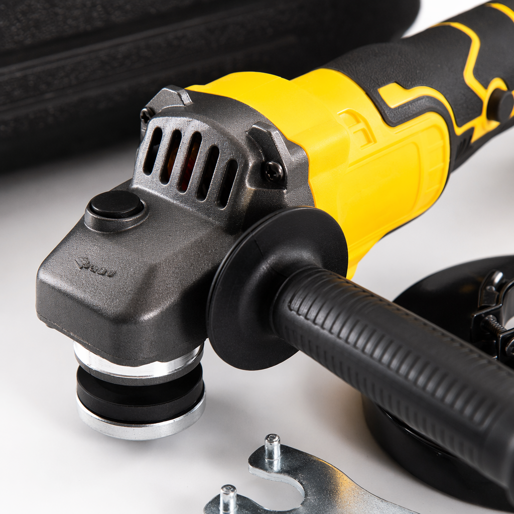 Amarillo negro emparejado eléctrico angular grinder y accesorios set home pulido herramientas de corte Application Scenario