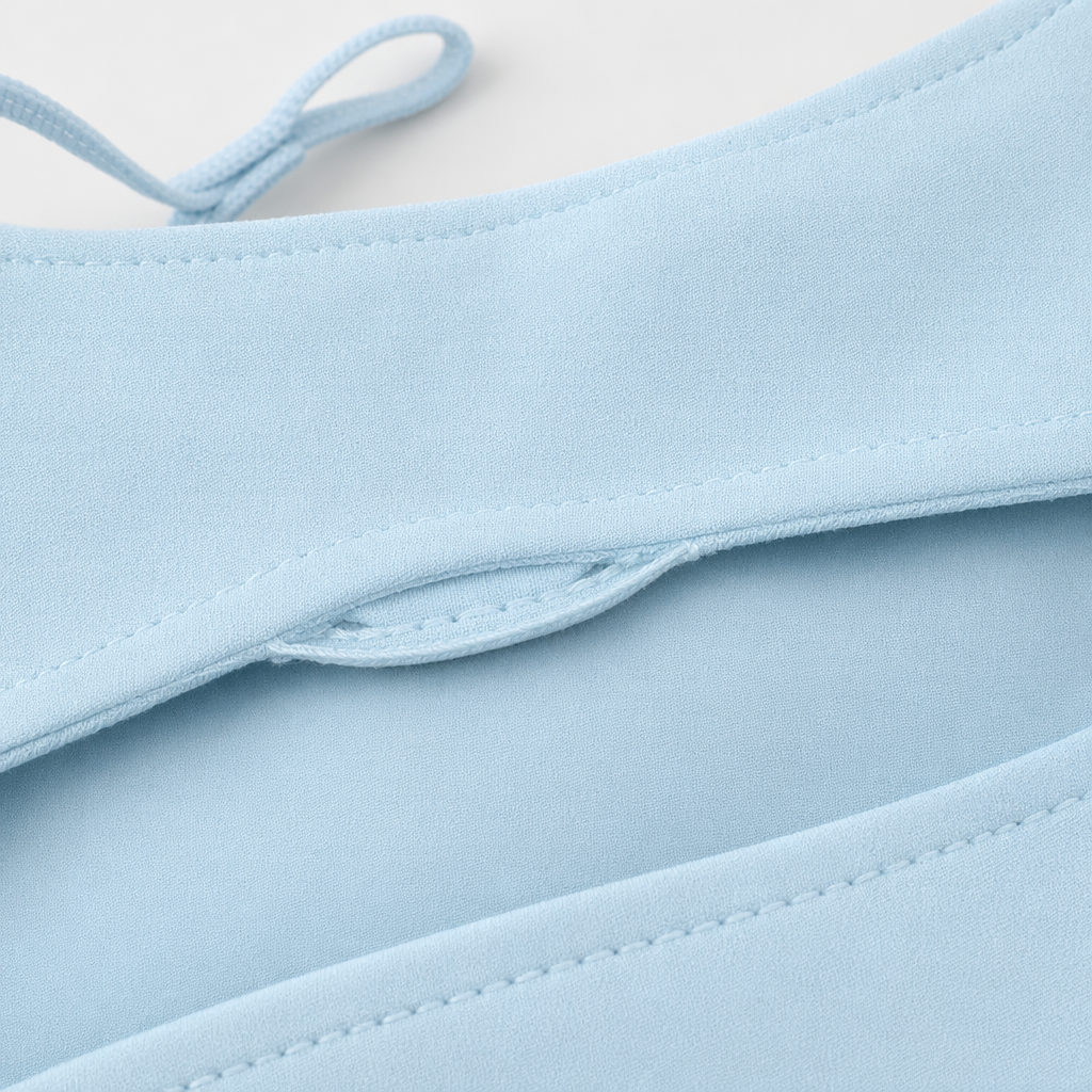 The light blue sun-protective daily mask is breathable, comfortable and provides protection Application Scenario