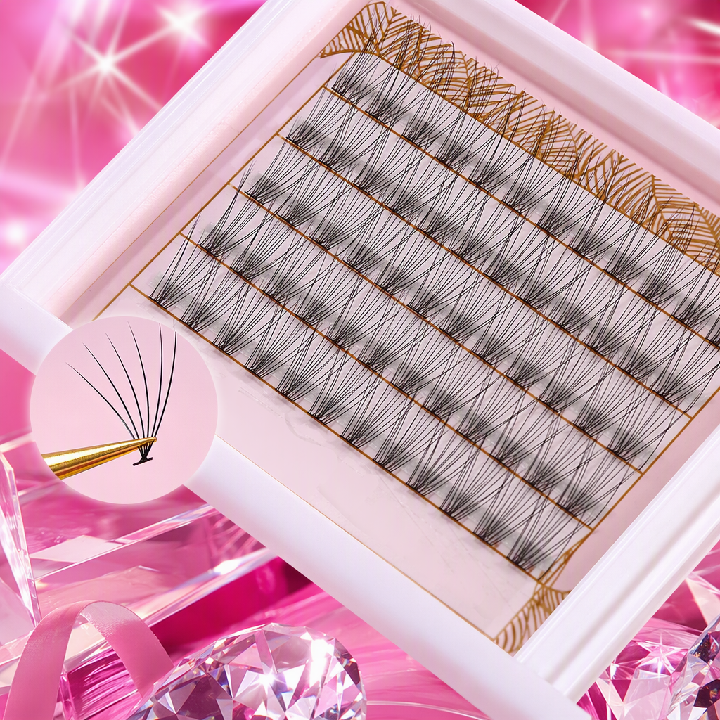 The faux silk false eyelashes are light, breathable and a special beauty tool for daily commuting Item Picture