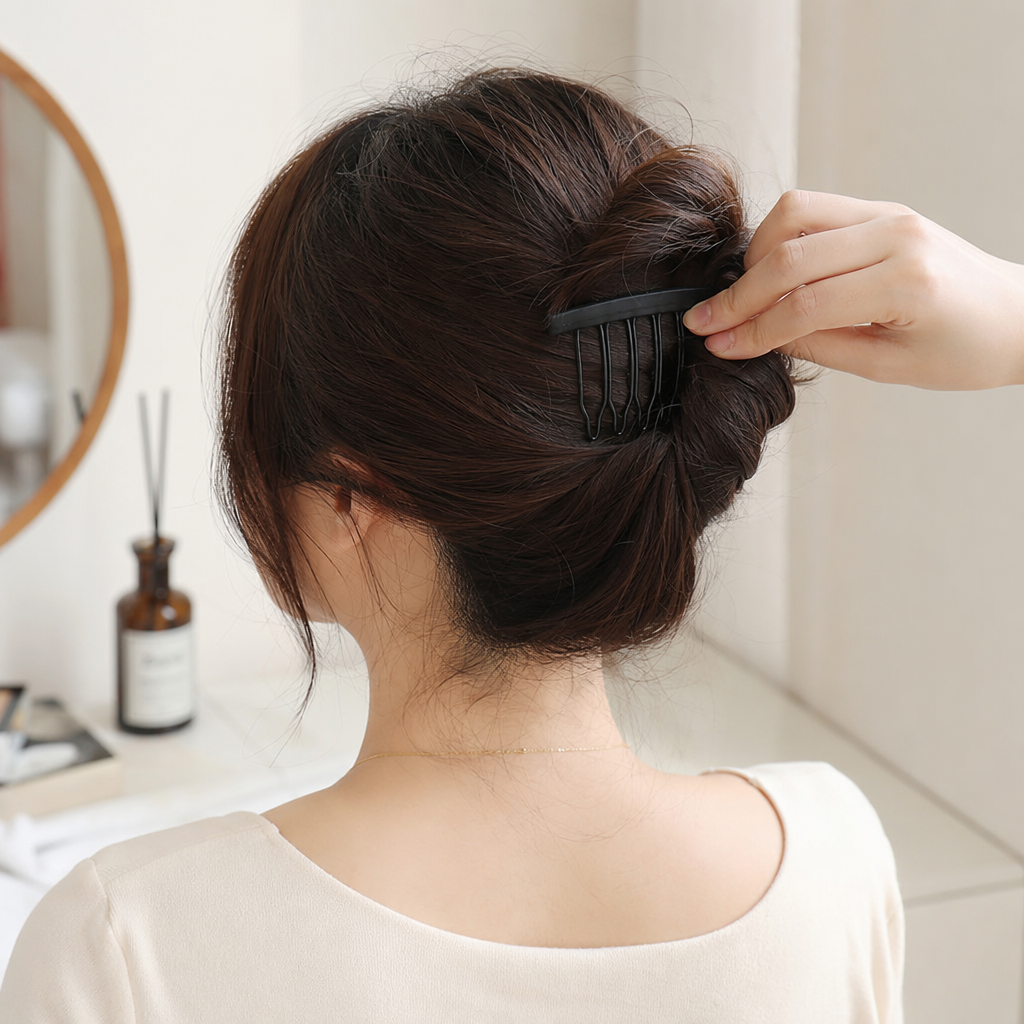 Personal care and home cleaning hair extensions, natural and fluffy bangs, side hair extensions that can be clipped
