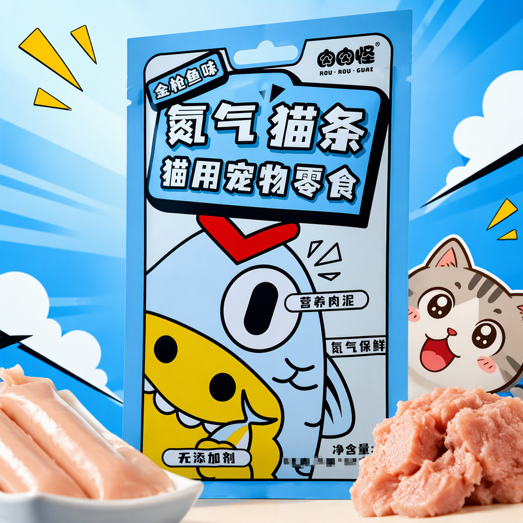 Cat bar snacks, high-protein meat bars for cats, pet snacks, tuna flavor Specification image