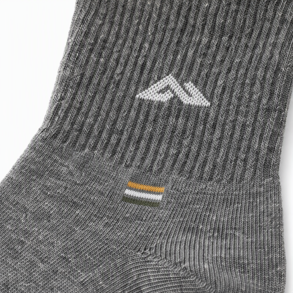 Grey medium linen grey short socks for both men and women, pure cotton sweat-absorbing and anti-slip sports socks Application Scenario