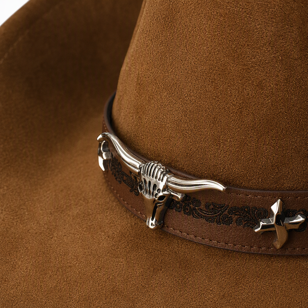 Brown denim hat women's casual wide-brimmed sun hat spring and summer new style, fashionable and versatile Application Scenario