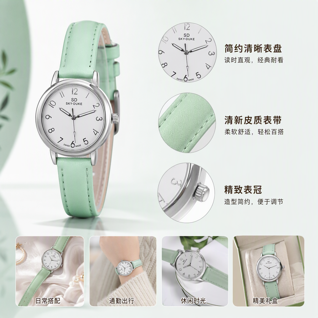Electronic watches, clothing accessories, sports, waterproof and luminous electronic wristwatches, suitable for both men and women