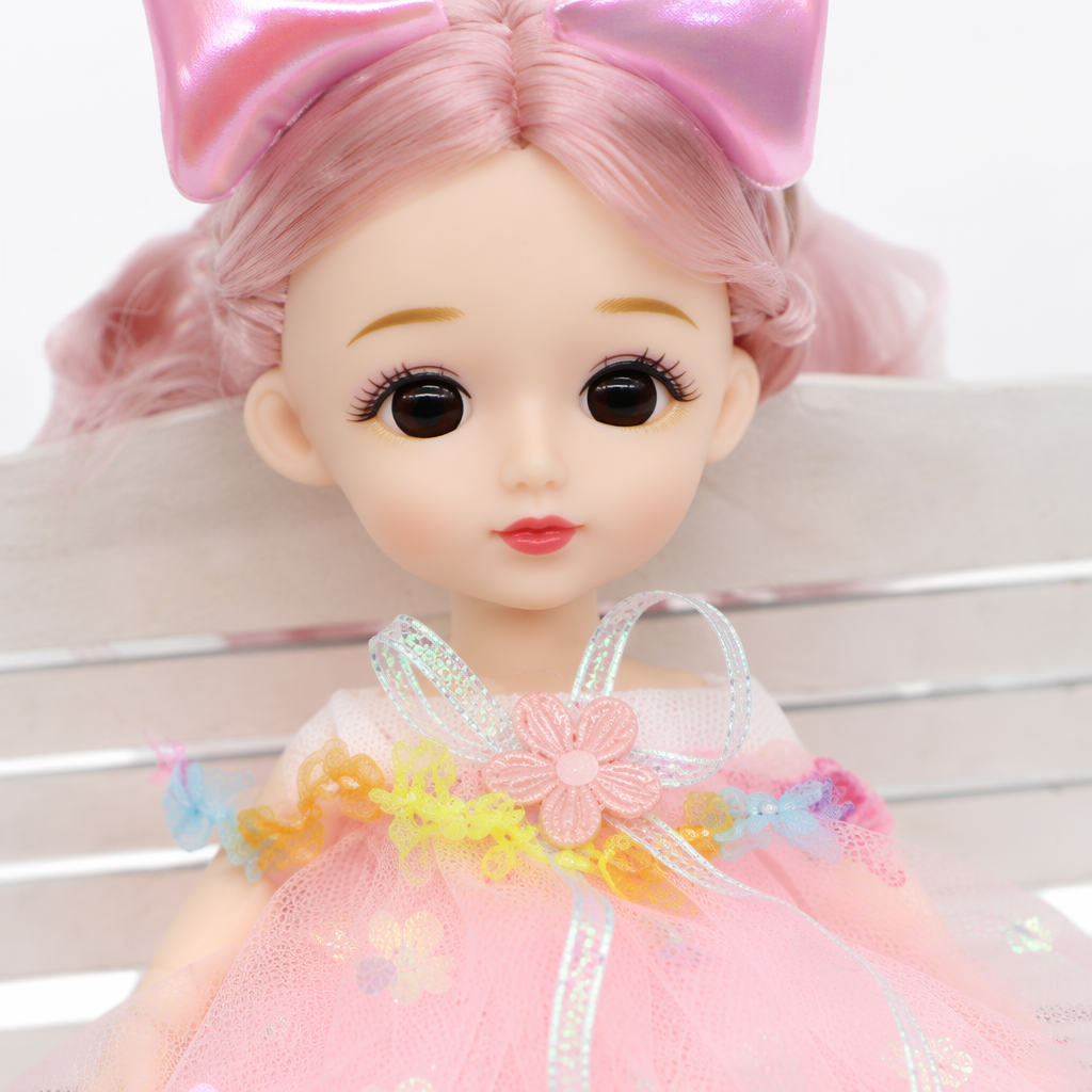 Colorful chiffon dress dolls are children's festival dress-up toys and birthday gifts for girls Application Scenario