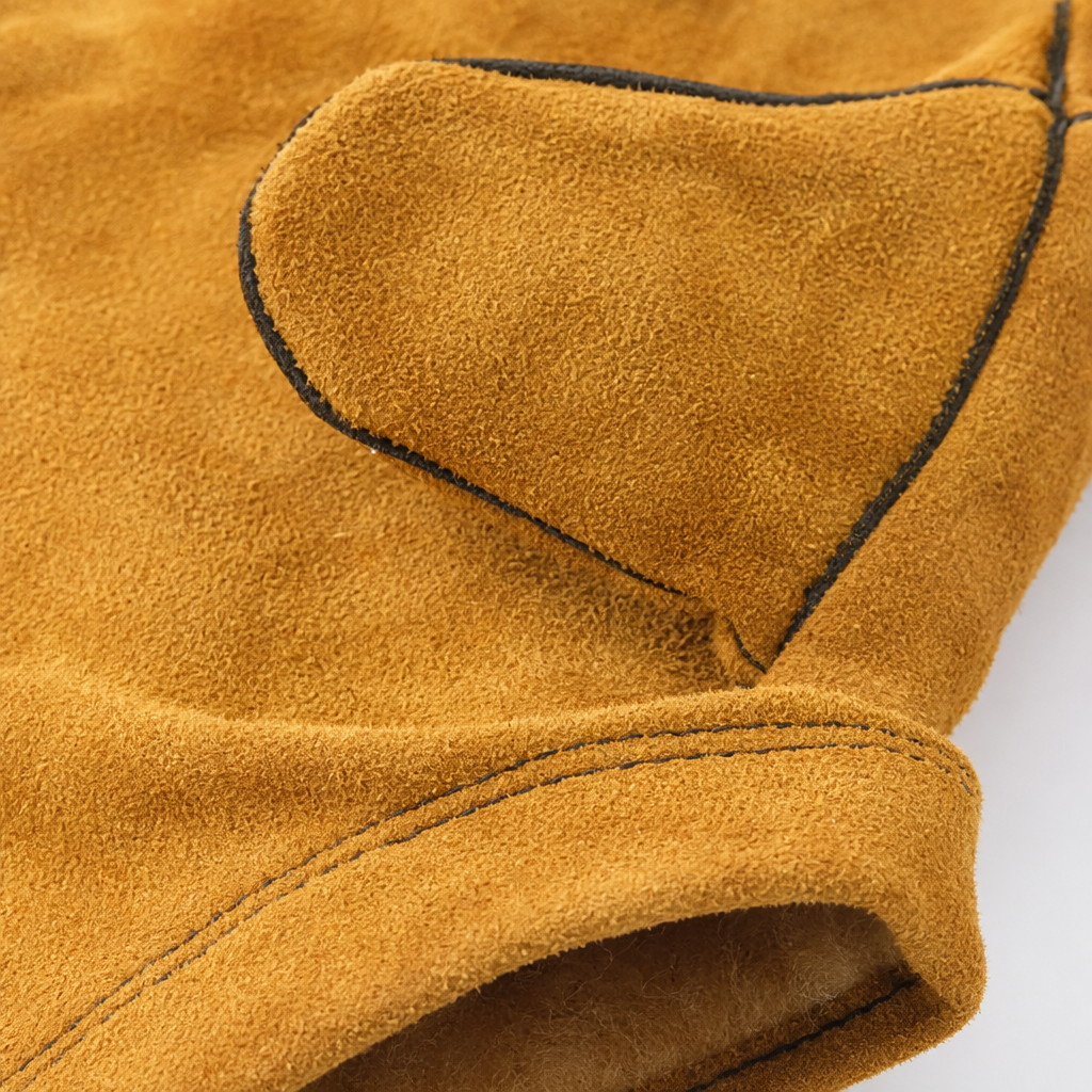 Brown genuine leather gloves for both men and women, warm, anti-slip and thickened for autumn and winter Application Scenario