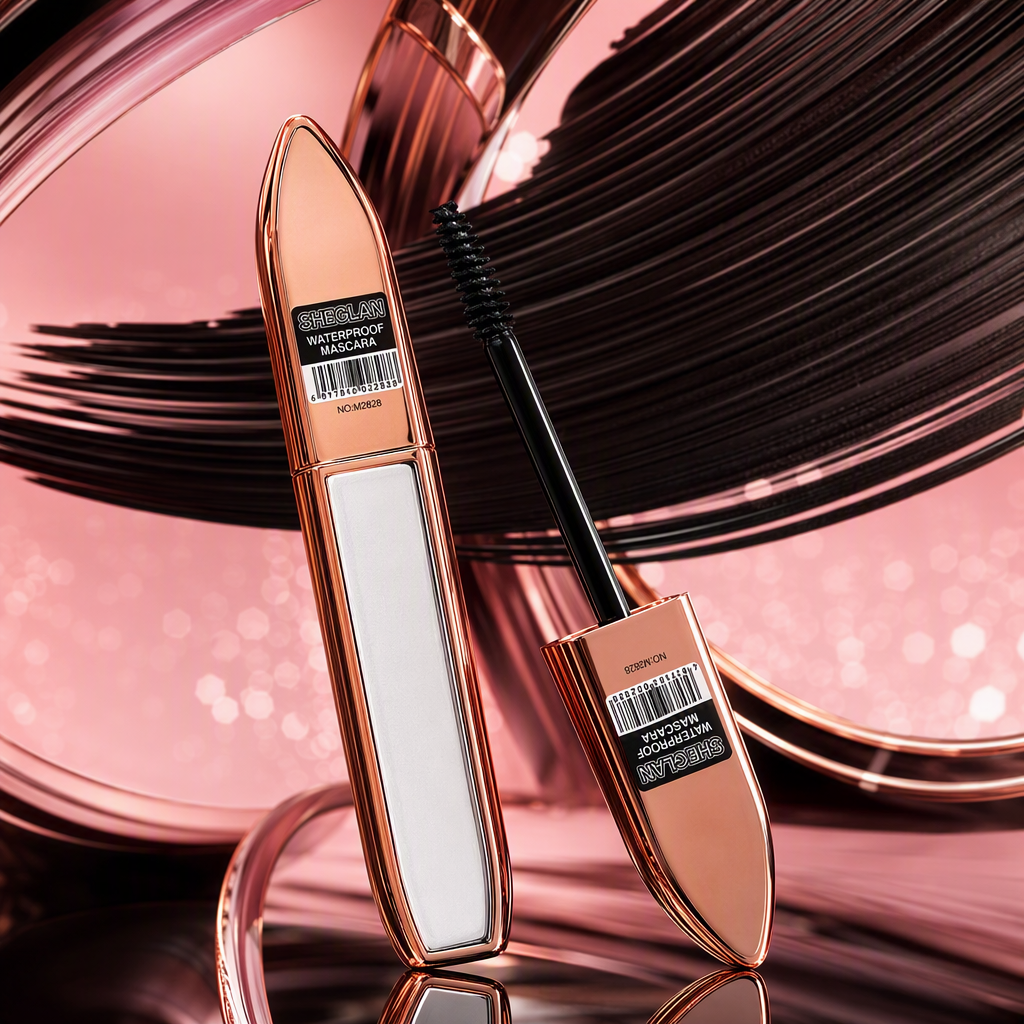 The rose gold mascara is long-lasting, slender, curly, waterproof and does not smudge Specification image