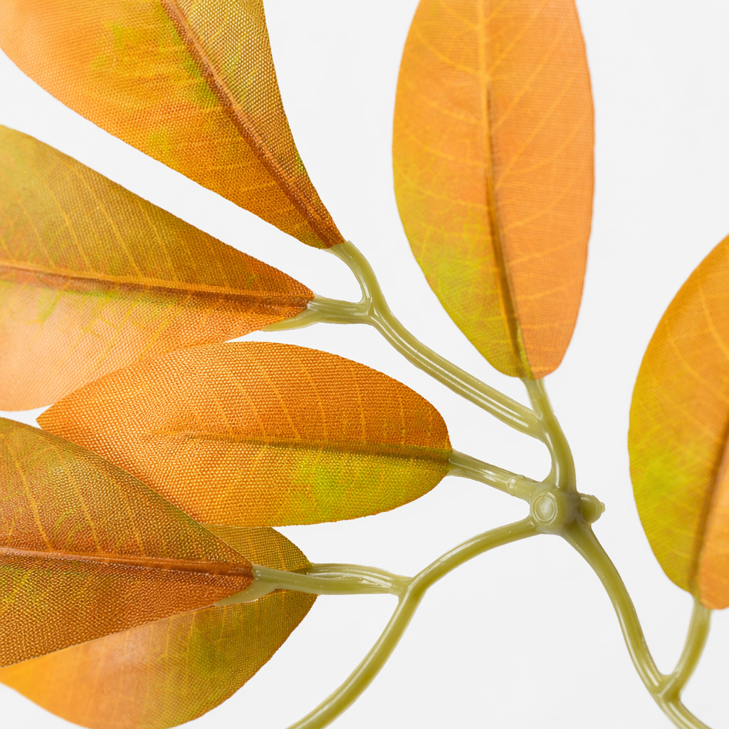 Orange-yellow gradient leaf and branch decorative ornaments, creative flower arrangement materials for home soft furnishings Application Scenario