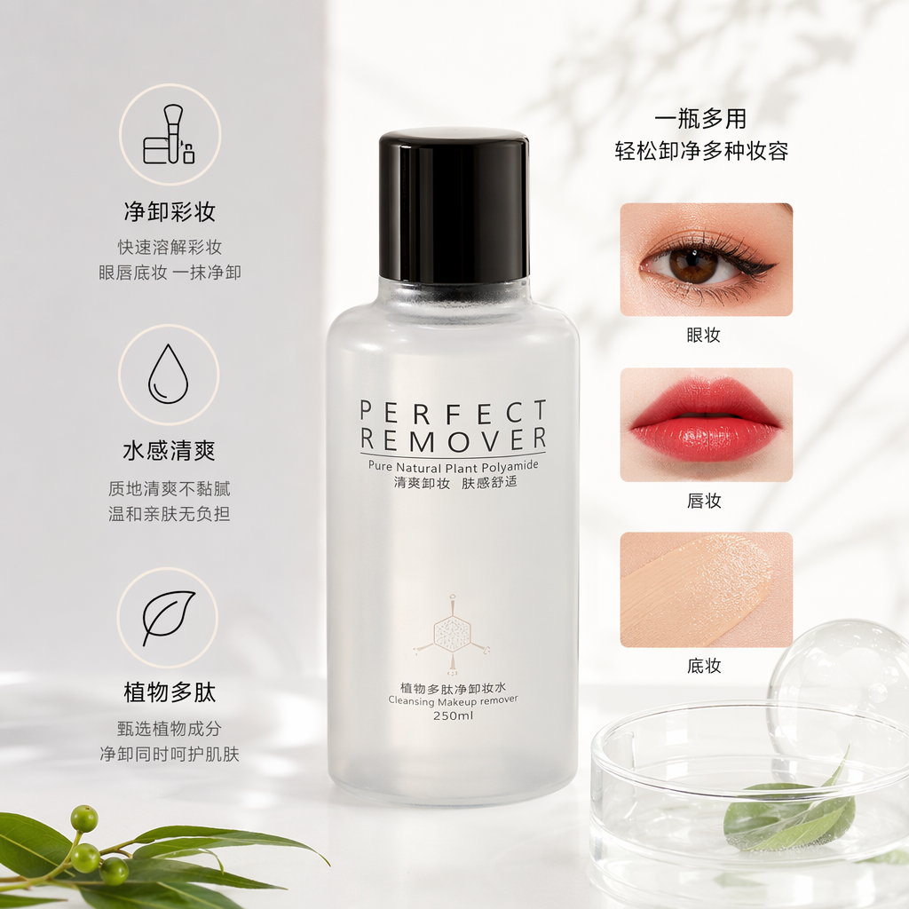 卸妆湿巾 美容护肤彩妆工具 温和不刺激便携式卸妆巾产品图