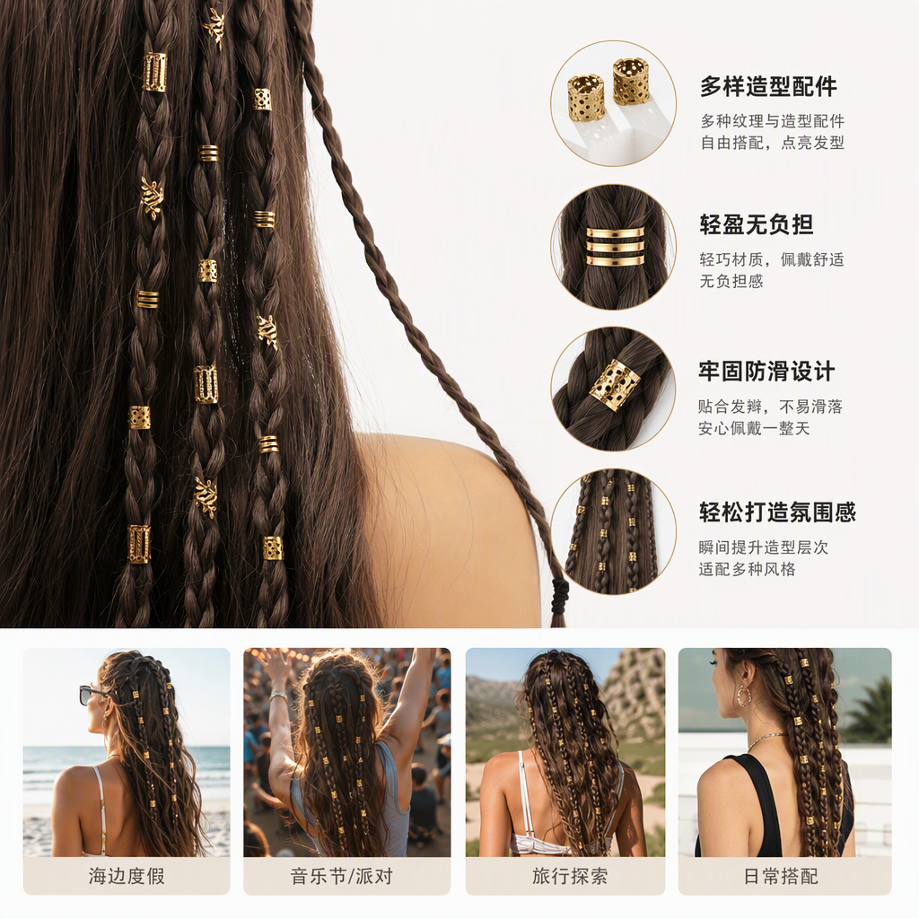 قطع غيار لزينة الشعر Application Scenario